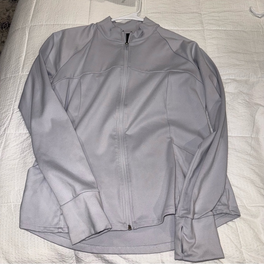 Athletic full zip.